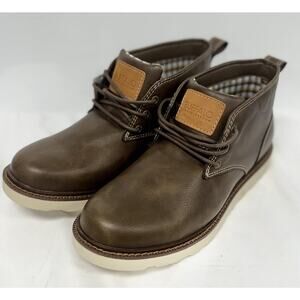 Buffalo David Bitton Men’s Size 10.5 Metcalf Boots – Brown, Memory Foam